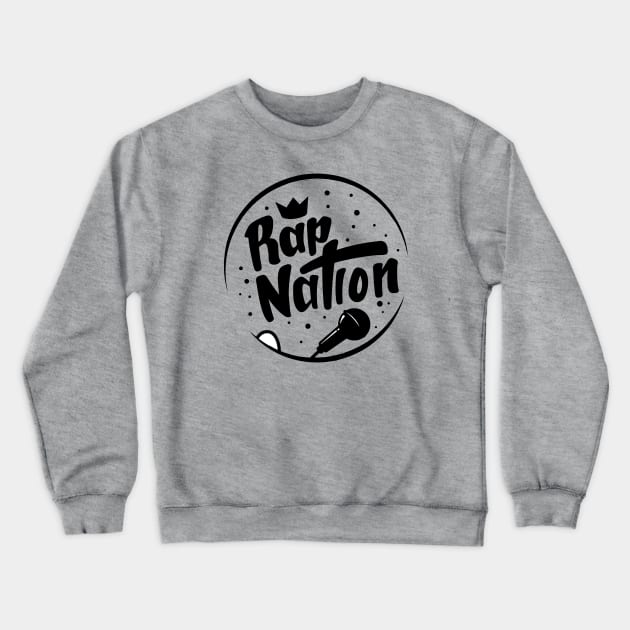 underground rap nation hip hop Crewneck Sweatshirt by untagged_shop